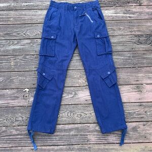 MustWay Men’s Paratrooper Outdoors Utility Cargo Grunge Streetwear Pants|Sz:34